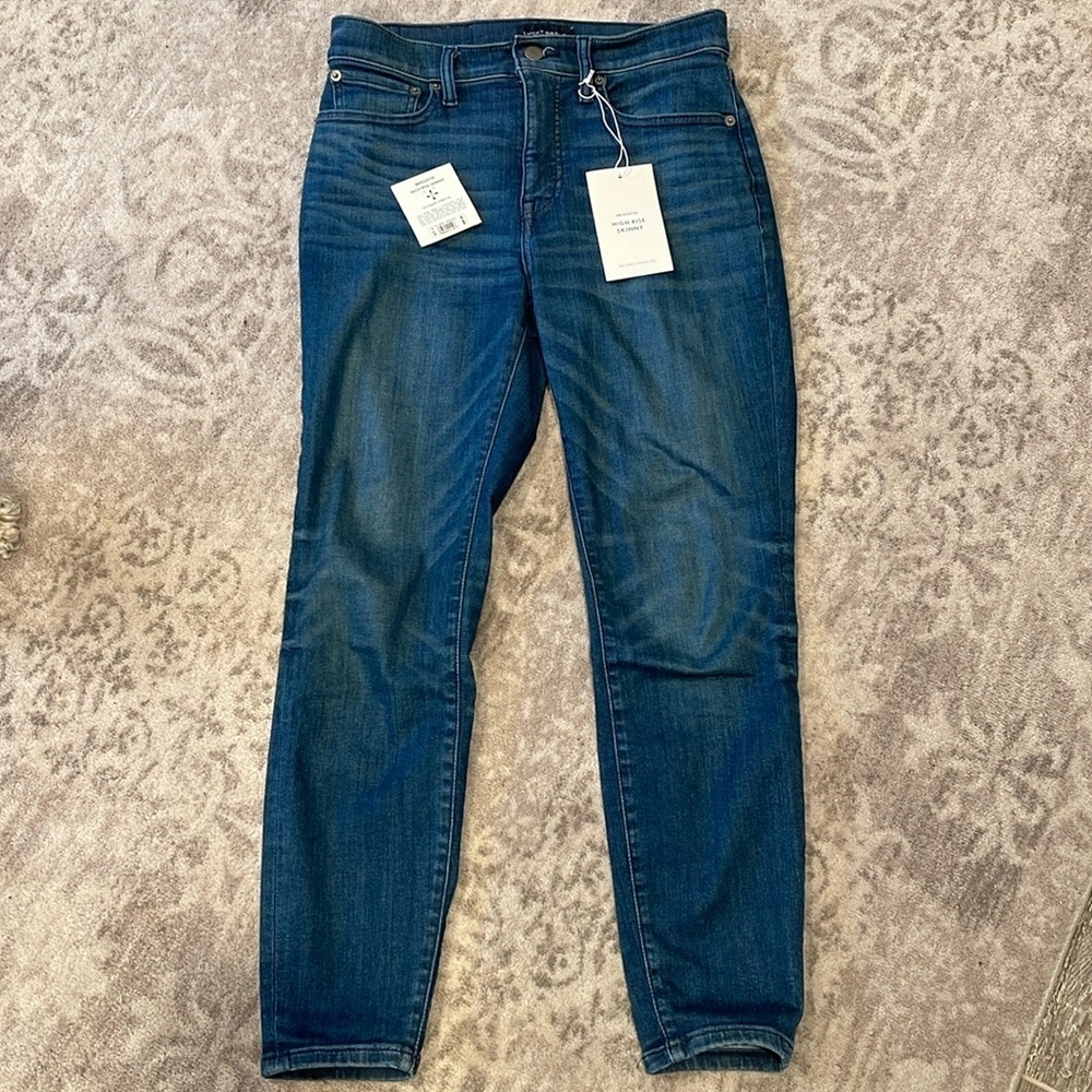Lucky Brand Bridgette High Rise Skinny Ankle (nwt)